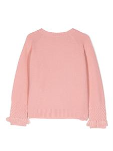 ilgufo Il Gufo Kabelgebreide trui - Roze