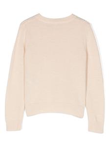ilgufo Il Gufo Grofgebreide trui - Beige