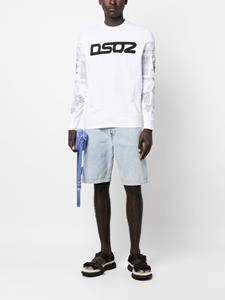 DSQUARED2 Sweater met logoprint - Wit