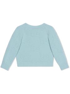 Gucci Kids Wollen vest - Blauw