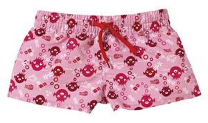 BECO SEALIFE shorts, elastische band, UV SPF50+ 50+, roze, maat 116/128