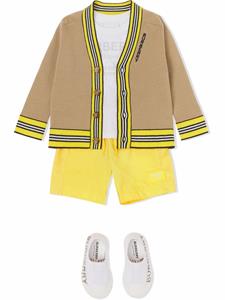 Burberry Kids Gestreept vest - Beige