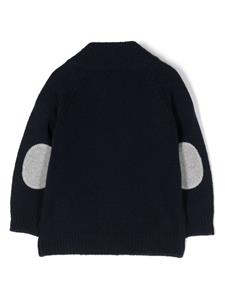 Il Gufo Geribbeld vest - Blauw