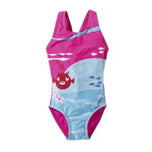 BECO SEALIFE badpak, UV SPF50+ 50+, blauw/roze,