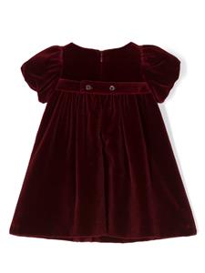 Fluwelen jurk - Rood