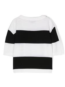 balmainkids Balmain Kids Wollen T-shirt - Wit