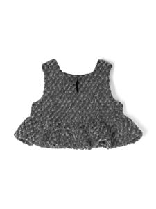 Grofgebreide tanktop - Grijs