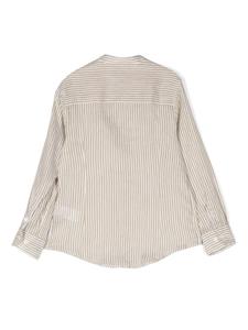faykids Fay Kids Kraagloos shirt - Beige