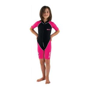 SEAC kinder wetsuit shorty Dolphin, roze, maat 11
