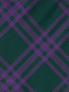 Burberry Vintage check wollen straight rok - Groen