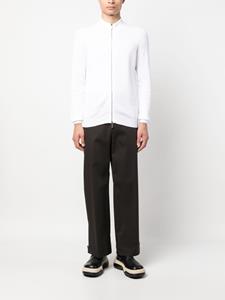 Moorer Sweater met rits - Wit