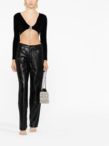 alexanderwang Alexander Wang Vest verfraaid met kristallen - Zwart