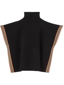 burberrykids Burberry Kids Gebreide cape - Zwart