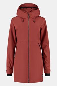 Blue Loop Originals Virga Shell Parka Dames Donkerrood