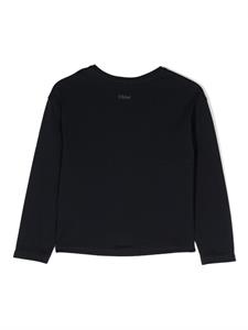 chloékids Chloé Kids Sweater met logo - Blauw