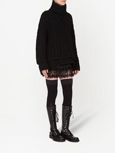 dolce&gabbana Dolce & Gabbana Mini-rok met ceintuur - Zwart