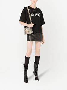 dolce&gabbana Dolce & Gabbana Mini-rok met ringlets - Zwart