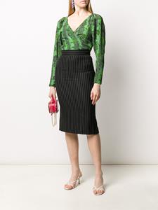 dolce&gabbana Dolce & Gabbana Midi-rok met krijtstreep - Zwart