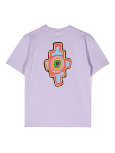 marceloburloncountyofmilankids Marcelo Burlon County Of Milan Kids T-shirt met print - Paars