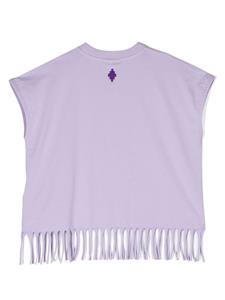 marceloburloncountyofmilankids Marcelo Burlon County Of Milan Kids T-shirt met tekst - Paars