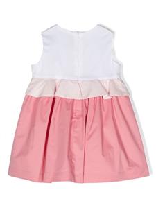 ilgufo Il Gufo Jurk met colourblocking - Wit