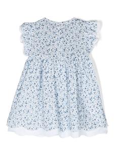 ilgufo Il Gufo Jurk met bloemenprint - Blauw