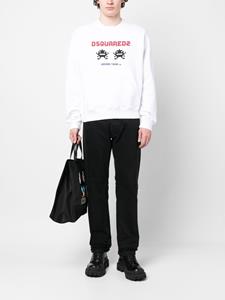 DSQUARED2 Arcade Twins-print sweatshirt - Wit