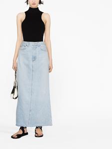 AGOLDE Denim maxi-rok - Blauw