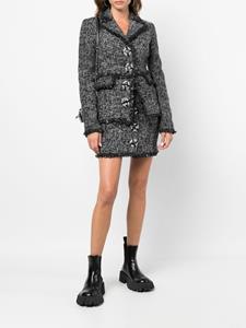 Philipp Plein Tweed rok - Zwart