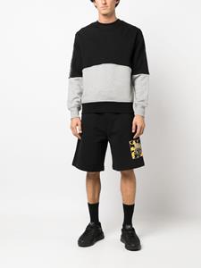 versacejeanscouture Versace Jeans Couture Sweater met logoband - Zwart