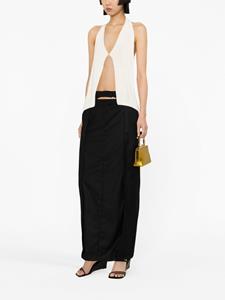 ayamuse Aya Muse Wollen maxi-plooirok - Zwart