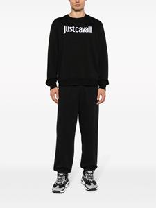 justcavalli Just Cavalli Sweater met geborduurd logo - Zwart
