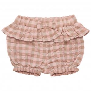 Minymo - Girl's Shorts Check - Short, roze