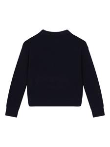 dolce&gabbanakids Dolce & Gabbana Kids Trui met logo - Zwart
