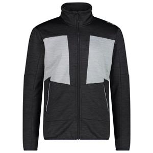 CMP  Jacket Melange Grid Tech - Fleecevest, zwart