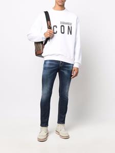 Dsquared2 Sweater met logo - Wit