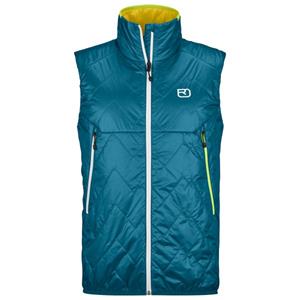 Ortovox  Swisswool Piz Vial Vest - Wollen bodywarmer, blauw/turkoois