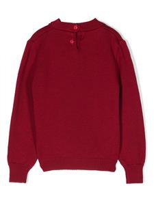 Trui met V-hals - Rood