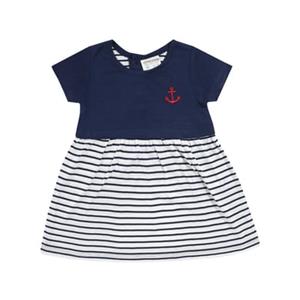 JACKY Jurk korte mouw marine /ringle