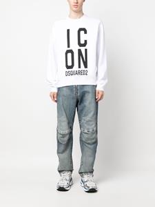 DSQUARED2 Sweater met Icon-logoprint - Wit