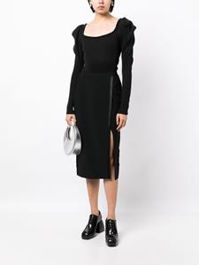 dicekayek Dice Kayek High waist rok - Zwart