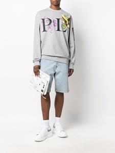 philippplein Philipp Plein Sweater met print - Grijs