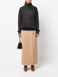 P.A.R.O.S.H. Wollen rok - Beige