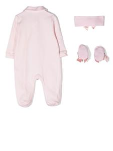 laperlakids La Perla Kids Romper set met strikdetail - Roze
