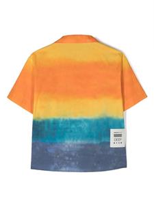 msgmkids MSGM Kids T-shirt met palmboomprint - Oranje