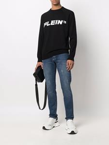 philippplein Philipp Plein Trui met logoprint - Zwart