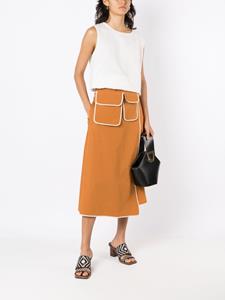 Alcaçuz High waist rok - Bruin