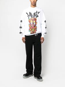 philippplein Philipp Plein Sweater met grafische print - Wit