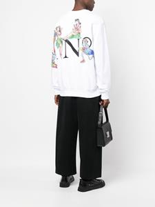 philippplein Philipp Plein Sweater met logoprint - Wit