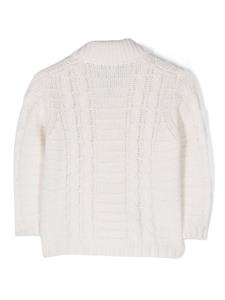 Vest met dubbele rij knopen - Wit